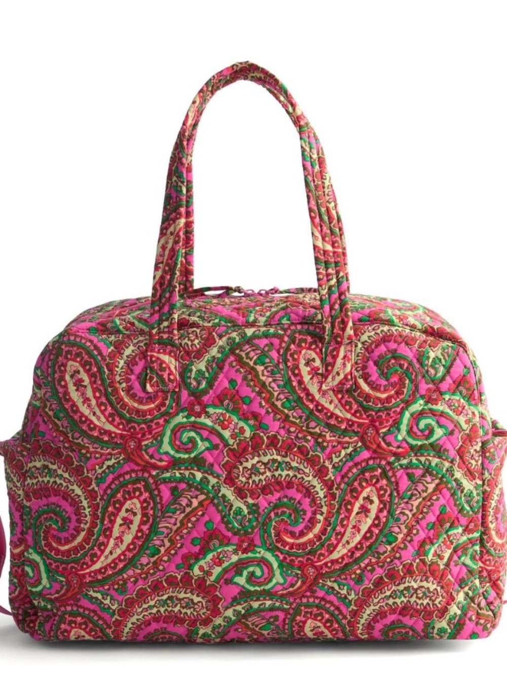 Vera Bradley Capri Pink Large Weekender Travel Bag Carry-on